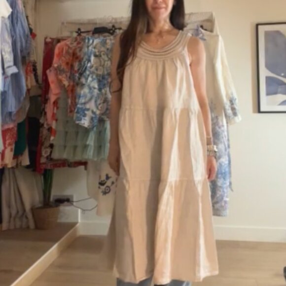 LINEN DRESS ITALY - Picture 1 of 1
